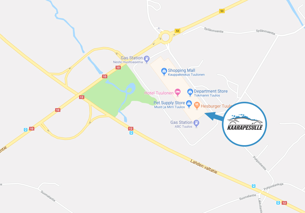 Autopesula Tuulonen, Tuulos, Hämeenlinna, Lammi, Hauho
